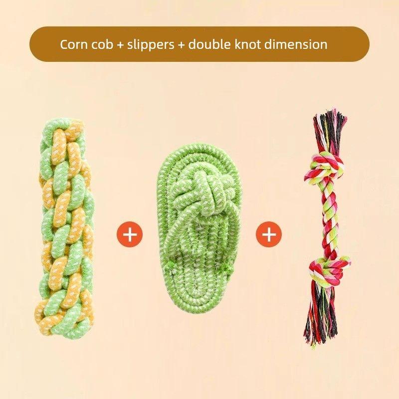 

Игрушка для собаки Гнется и цепляется Тапочки Молярная Долговечная Плюшевый Бишон Померанский Шпиц Маленькие щенки Саморазвлечение Снятие стресса Товары для домашних животных Puppy three-piece set