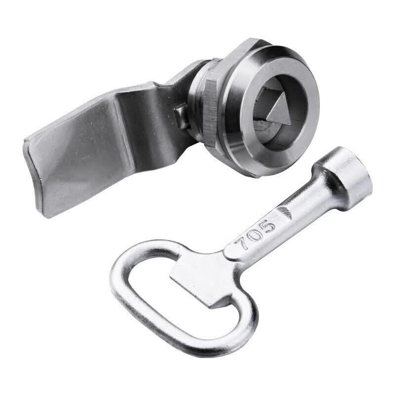 HONGGONG 304 Stainless Steel Industrial Triangle Key Cam Lock