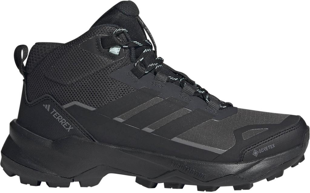 Обувь для треккинга Adidas Terrex Skychaser AX5 Mid Gore-tex carbon core black semi flash aqua