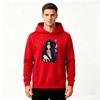 Men Anime Print Pullover Hoodie Long Sleeve Casual Sweatshirt for Daily Wear