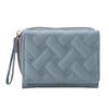 Women's Short Embroidered Love Zero Wallet Zipper Buckle Large Capacity Card Bag Versatile Fashion Simple