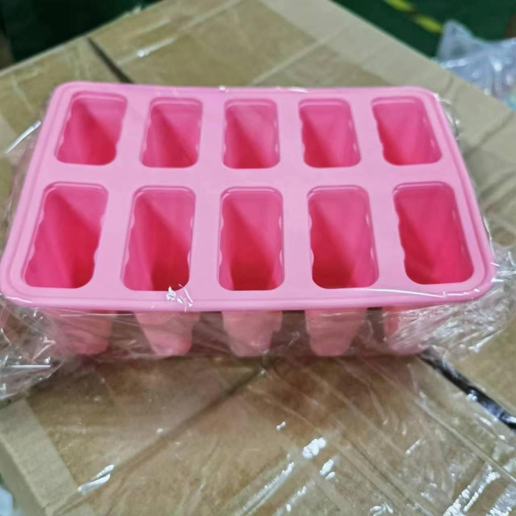 6-Cavity Popsicle Mold for Homemade Ice Cream, Kids' Cheese Sticks, and Ice Pops - Food Grade