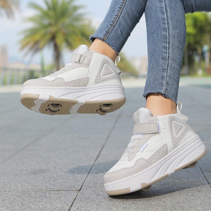 Children's Four-Wheel Inline Skates Double Row Roller Skating Shoes Unisex Kids' Roller Blades Adult Roller Sports Entertainment