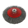100/115/125mm Disc-shaped Steel Wire Wheel For Angle Grinder Bench Grinder Rust Removal Polishing Cleaning Paints