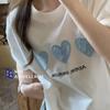 Men Women Summer Korean Fashion Sweat Top Tees Oversize Embroidery Cotton outfits Female Costume