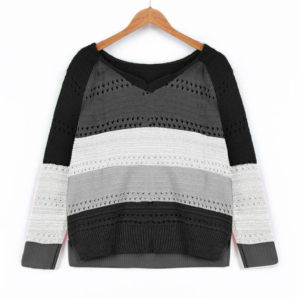 Women's Christmas Red Pullover Top Long Sleeve Sweater Loose Knit Top  Long Sleeve Winter Long Sleeve Top