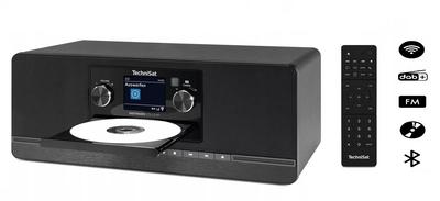 Radio technisat internet cd dab+ fm btusb 2×5 w digitradio 372 schwarz