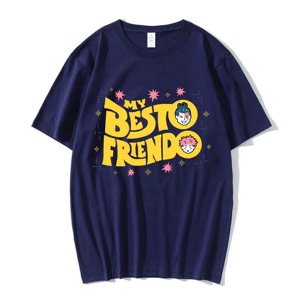 Pánské Dámské Tričko Jujutsu Kaisen My Besto Friendo Todo Aoi Novinka 100% bavlna Tričko Anime Trička O Neck Oversized Tričko