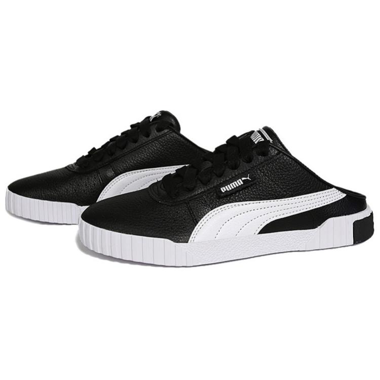 Puma Cali Varsity Lo Slip-On Casual Low-Top Sneakers Women Sneakers Black White 370484-07