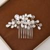 Crystal Pearl Small Hair Comb Hair Jewelry For Women Girl Decoration Comb Jewelry Hair Clips Comb