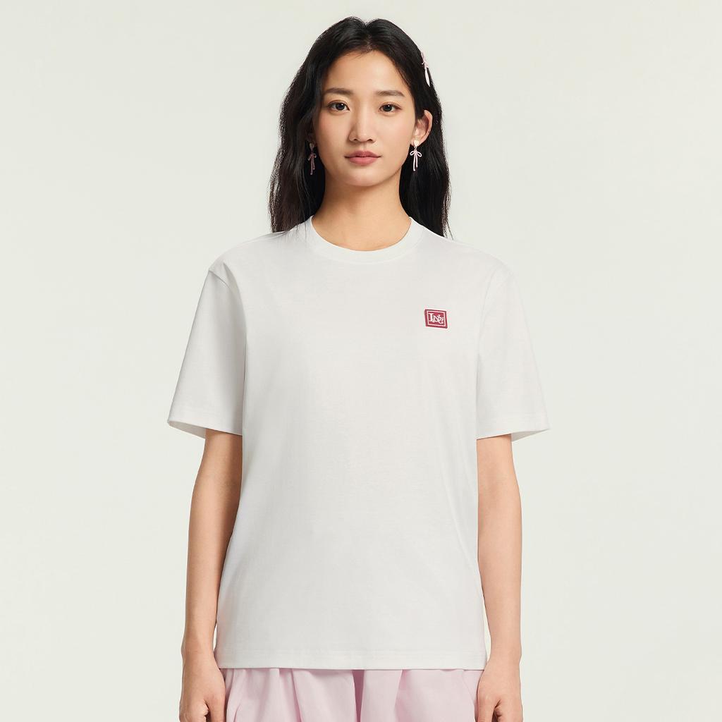 Li Ning Sports Life Collection T-Shirt Unisex Weiß ATSW283-1