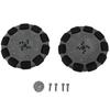 2pcs Omnidirectional Wheel 4in Omni Directional Universal Wheel Industrial Robot Parts