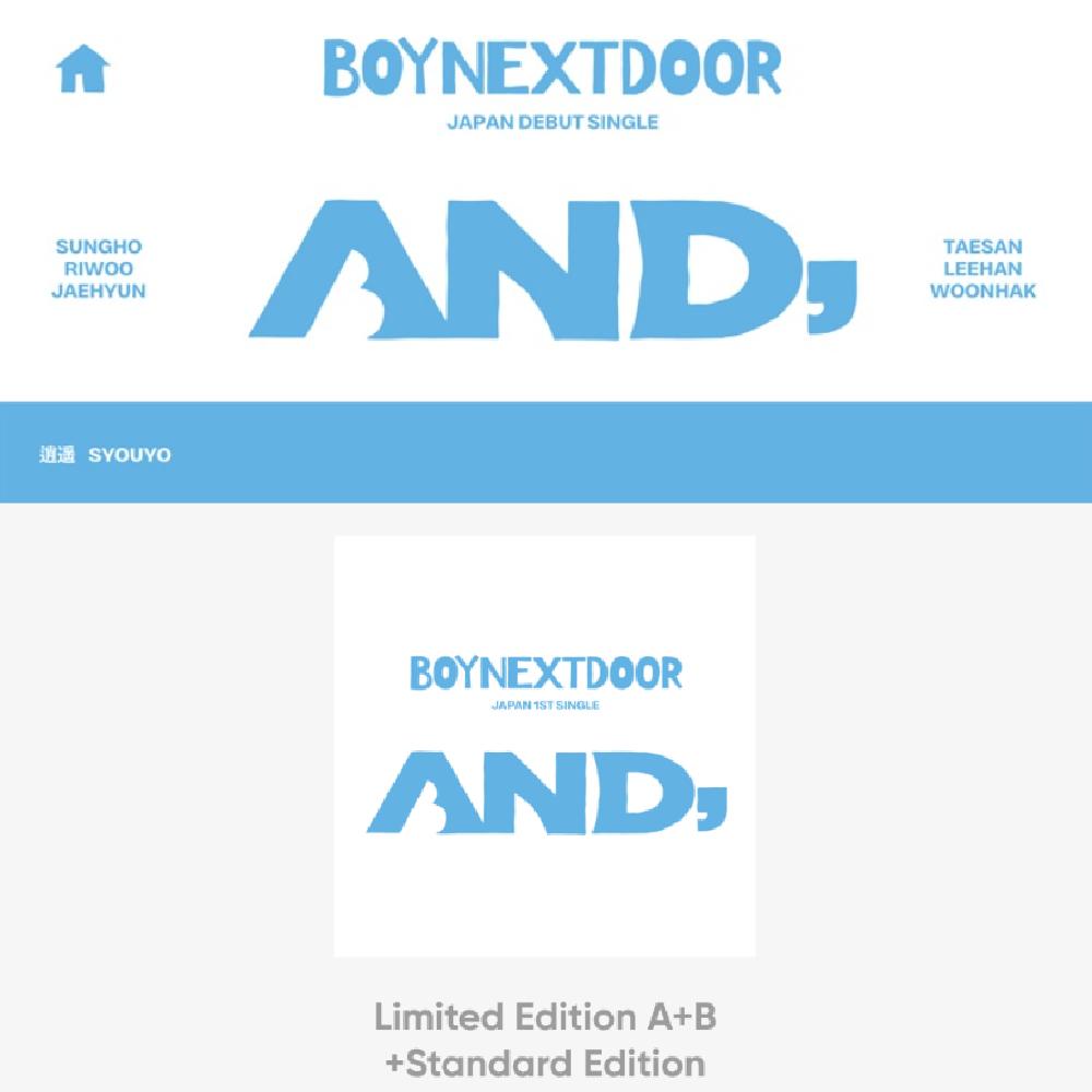 

Оформите предзаказ на BOYNEXTDOOR JP 1st Single AND, Standard или Limited Edition и POB