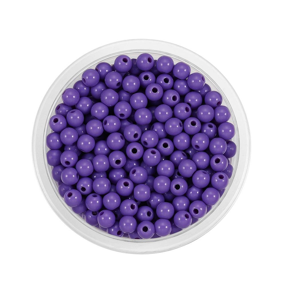 Colorful 6mm Acrylic Rice Spacer Beads for DIY Jewelry and Clothing