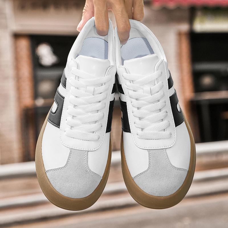 Fashion Stylish Style Men's Vulcanize Shoes Genuine Leather Casual Shoes Leisure Walk Male Tenis Masculino Versatile Skateboard Footwear