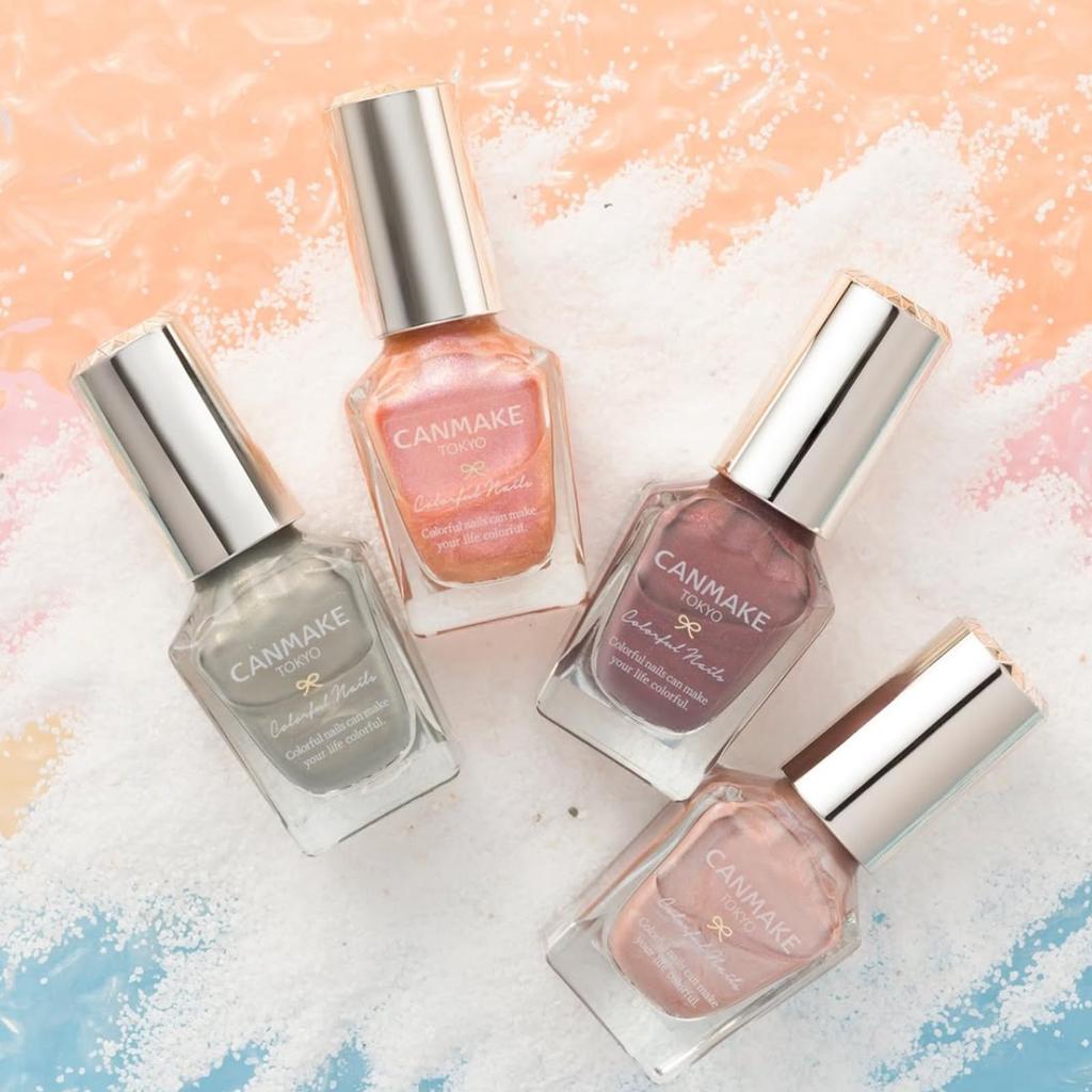 Canmake Colorful Nails N113 Tender Breeze 8ml Nail Polish High Color Quick Blue - Payoff, Drying,