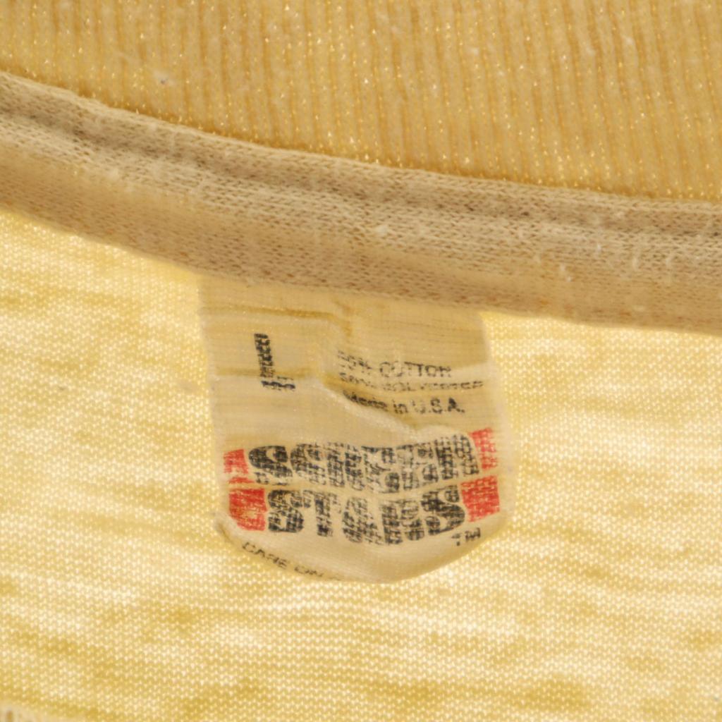 SCREEN STARS 80s Made in USA Vintage FERRY PRINT Short sleeve T-shirt Women Used