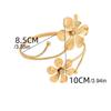 Bohemia Style Flower Bracelet Floral Armband Vintage Open Arm Bangle  Girls
