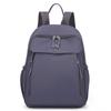 Li Shen Simple Solid Color Casual Backpack