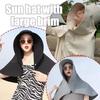Summer Women's Sun Protection Hat Large Brim UV Protection Face Covering Neck Guard Hat Adjustable