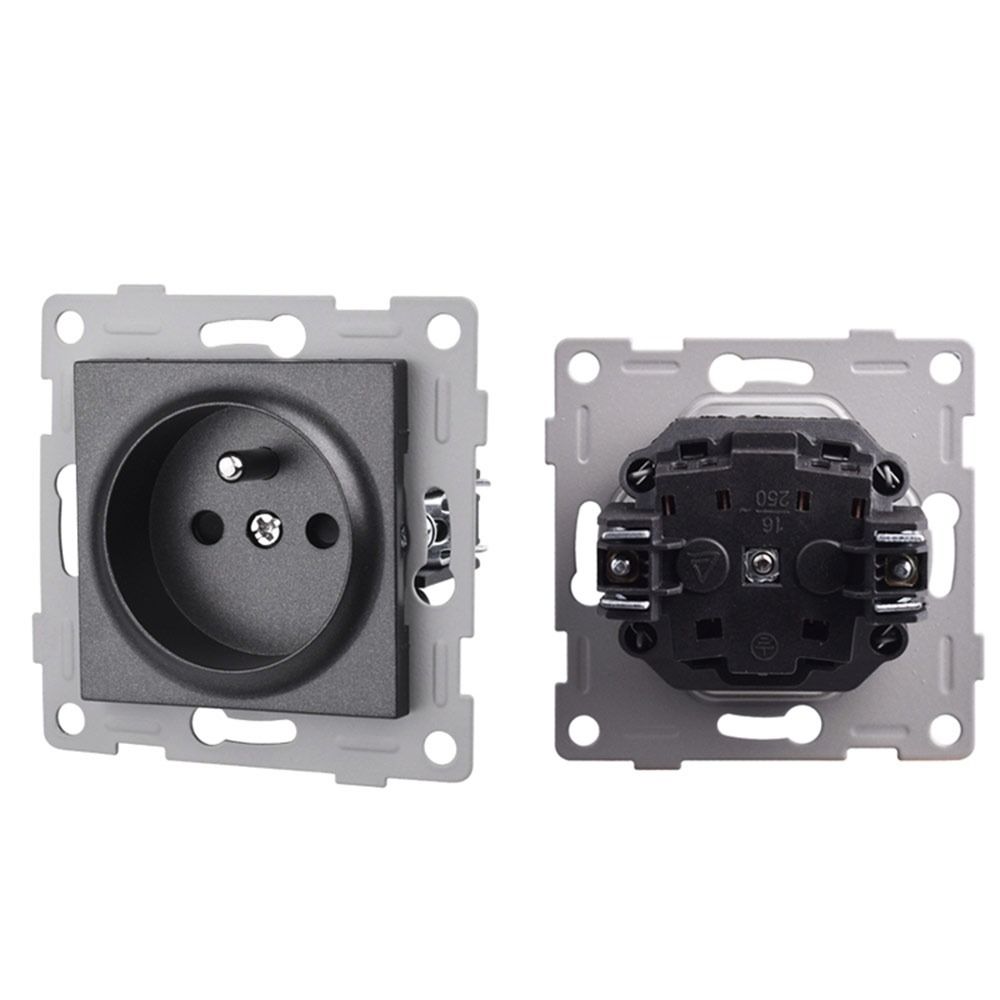 1Pcs 220V 16A 250V Modular Sockets And Switches  for Free Combination Electrical Outlet Module