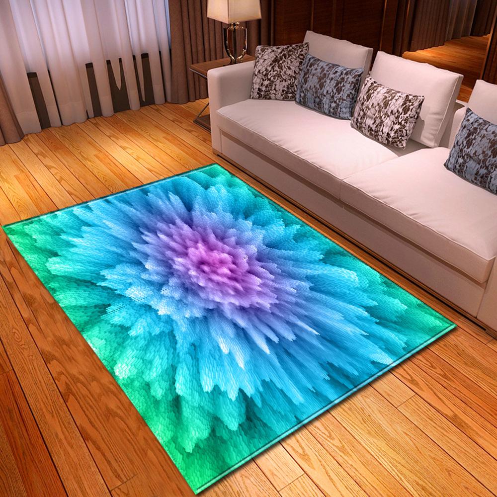 Living Room Carpet Bedroom Floor Mat Pattern Flexible Day