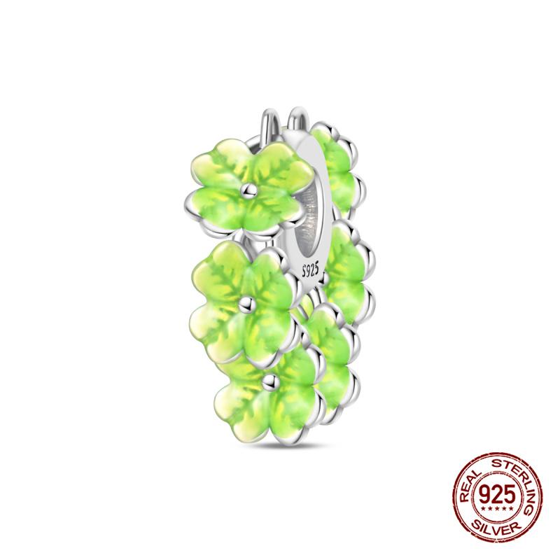 Original Charms Copper Summer Coconut Grove Holiday Charm Fits 3Mm Original Bracelet For Women Diy Jewelry Gifts New In