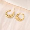 Vintage Filigree Scroll Hoop Earrings 925 Sterling Silver Pave CZ Elegant Hypoallergenic Jewelry Gift for Women