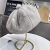 Retro Beret Hat Autumn Winter Women British Hepburn Stylish Artist Painter Hats Thick Warm Woolen Pumpkin Beanies Cap