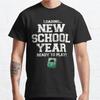 Men Fashion Casual Short Sleeves Loading New School Year Ready To Play School Black Tees Oversized T-shirts