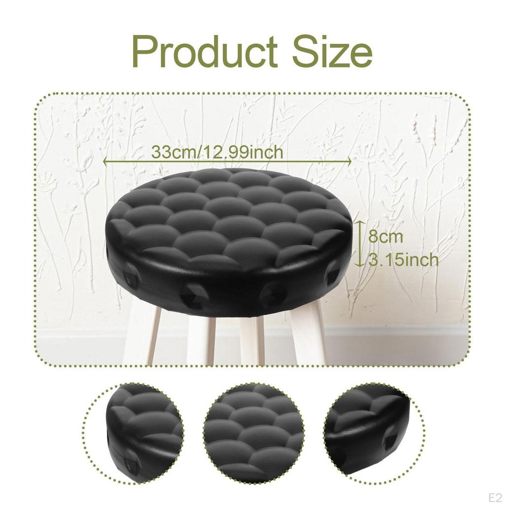 Round Seat Cushion for Bar Stool,Replacement,Seat Top,Replace Parts Easy to Install Waterproof Heavy