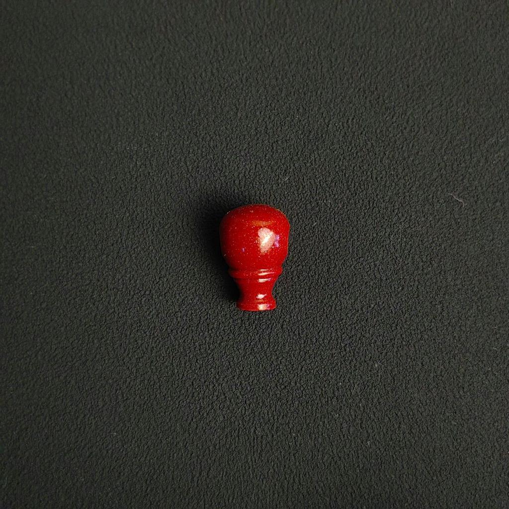 Purpurite Cloud Three-Way Spacer Beads - Handmade Ethnic Cinnabar Loose Beads for DIY Bracelet Accessories