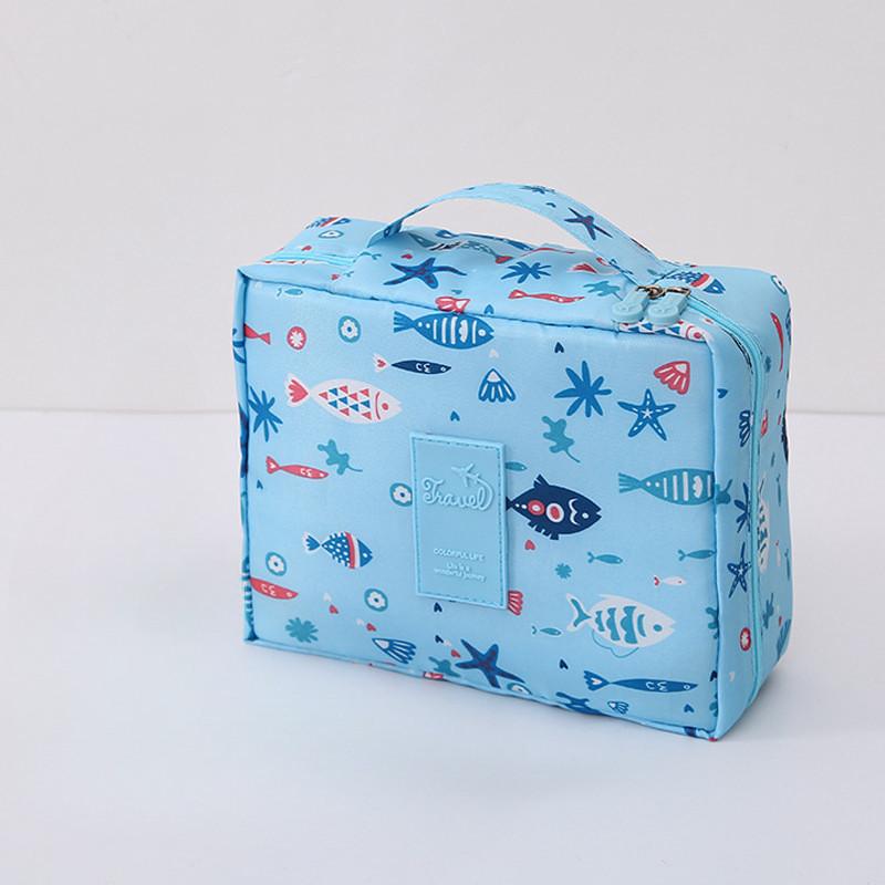 

Цветочный Стильный Минималистичный Узор Полиэстер Дорожная Косметичка Сумочка для Туалетных Принадлежностей StyleG