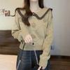 Long-sleeved Sweater Women's Autumn and Winter Doll Neck Short Design Top Sweater
