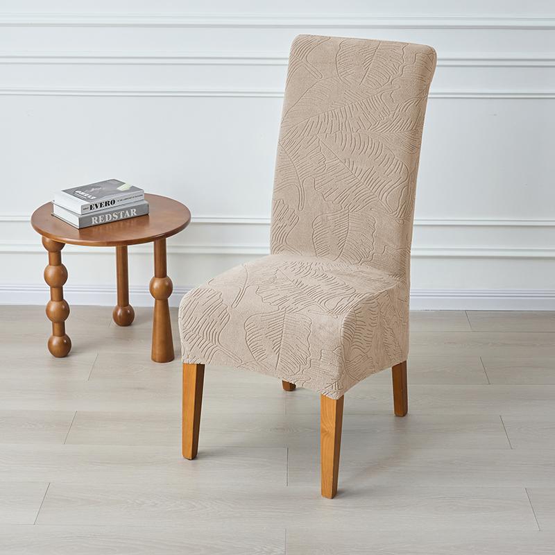 1PC High Back XL Size Dining Chair Covers Stretch Jacquard Chair Seat Covers Nordic Washable Protector Cover for Wedding Party