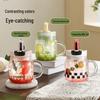 RELEA Portable High Borosilicate Glass Tea Cup