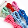 5/10/20M 4mm Daugiaspalė Elastinga Juostelė Apvali Plaukų Gumelė Skrybėlės Raištelis Guminės Juostelės Drabužių Spyruoklinė Virvelė Siuvimo Įstrižainė
