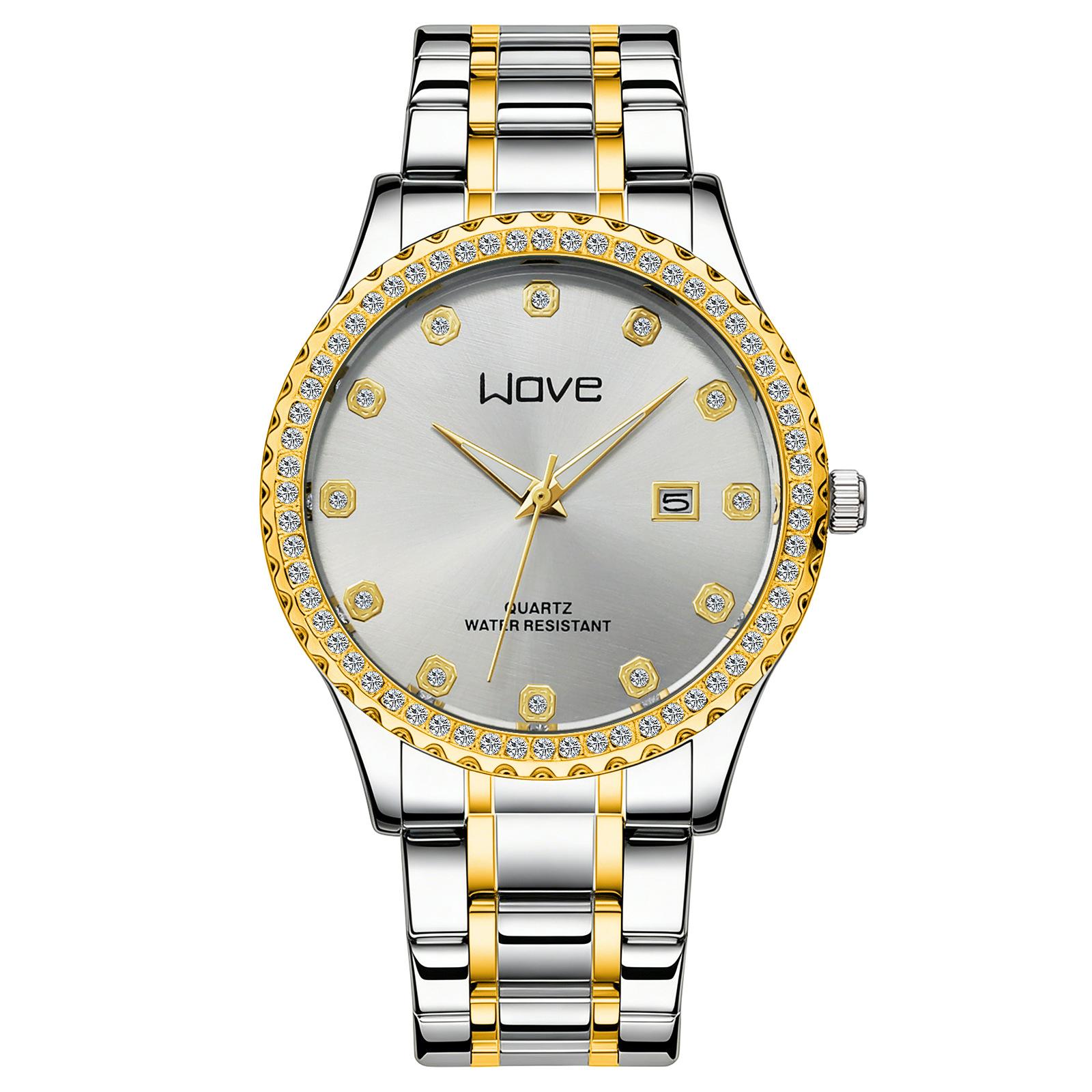 Couple Women S Watch Round Small Dial Waterproof Quartz Watch Light Luxury Niche High-End Women S Watch Naked watch