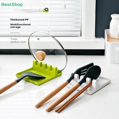 Multifunctional Kitchen Utensil & Pot Lid Holder with Drip Tray, Countertop Organizer for Spatulas, Lids & Chopsticks