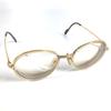 Cartier Logo Trinity Eyewear Glasses Metal Gold