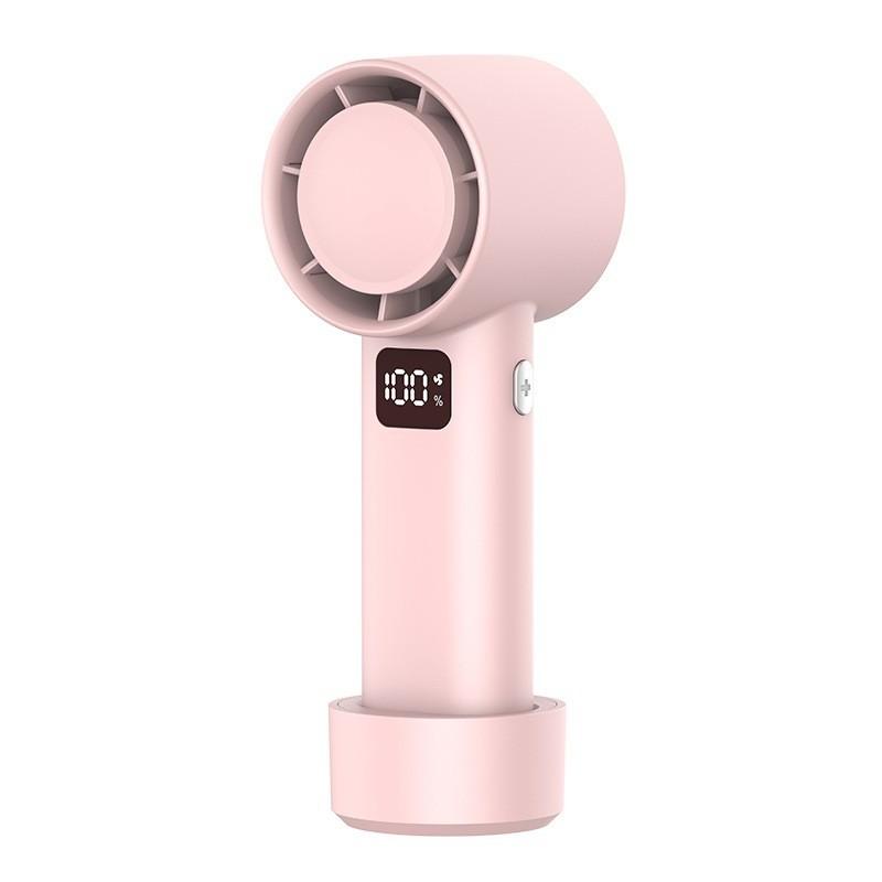 Small Usb Handheld Fan Adjustable Wind Speed High Power Long-lasting Battery Rechargeable Fan