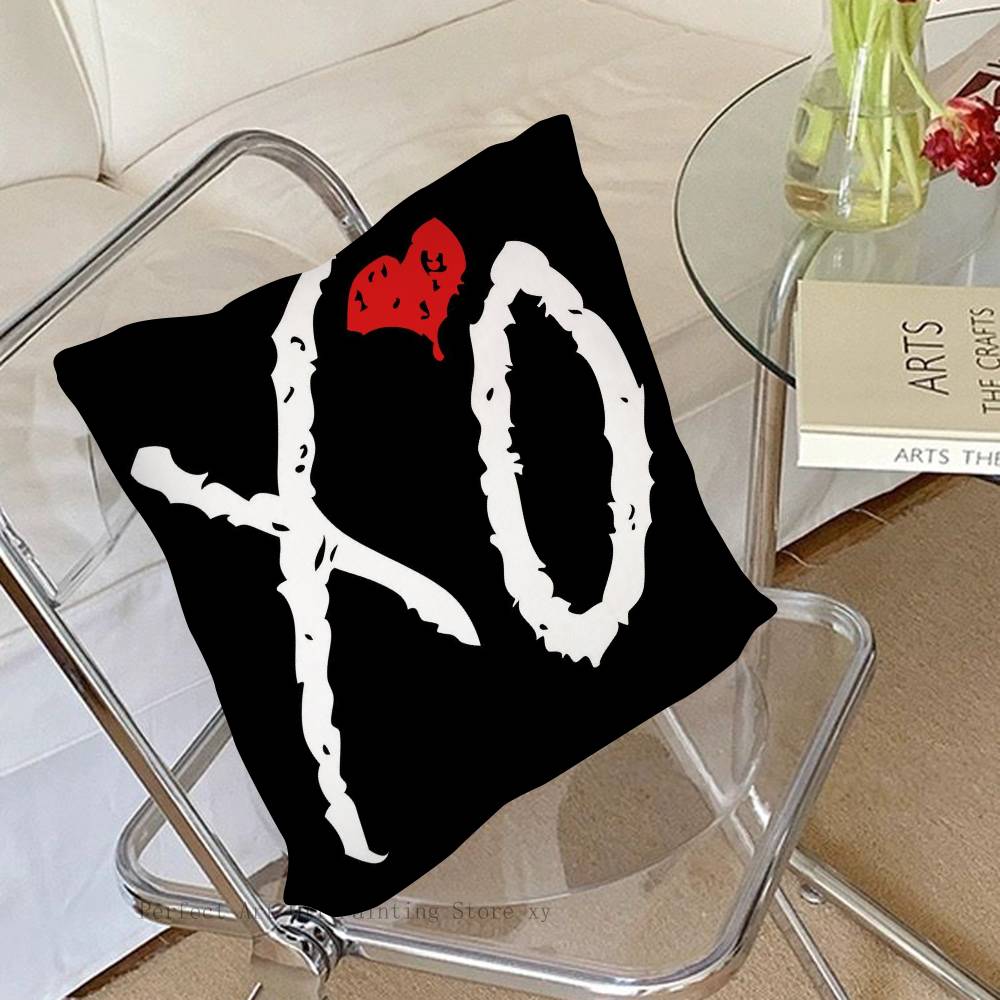 1Pc Rapper The Weeknd Xo Pillow Case Fashion Square Pillowcase Bedroom Sofa Room Ins Decoration Leisure