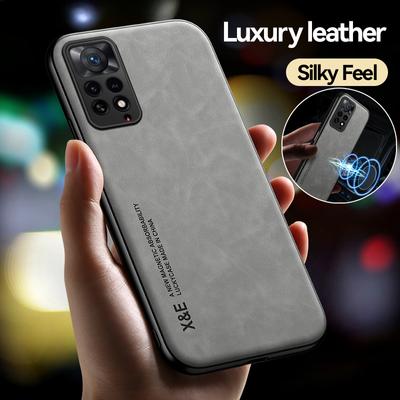 Custodia in pelle di lusso per Redmi Note 11 Pro 5G 11S Cover posteriore antiurto globale per telefono Xiaomi Redmi Note 10 Pro 4G 10S