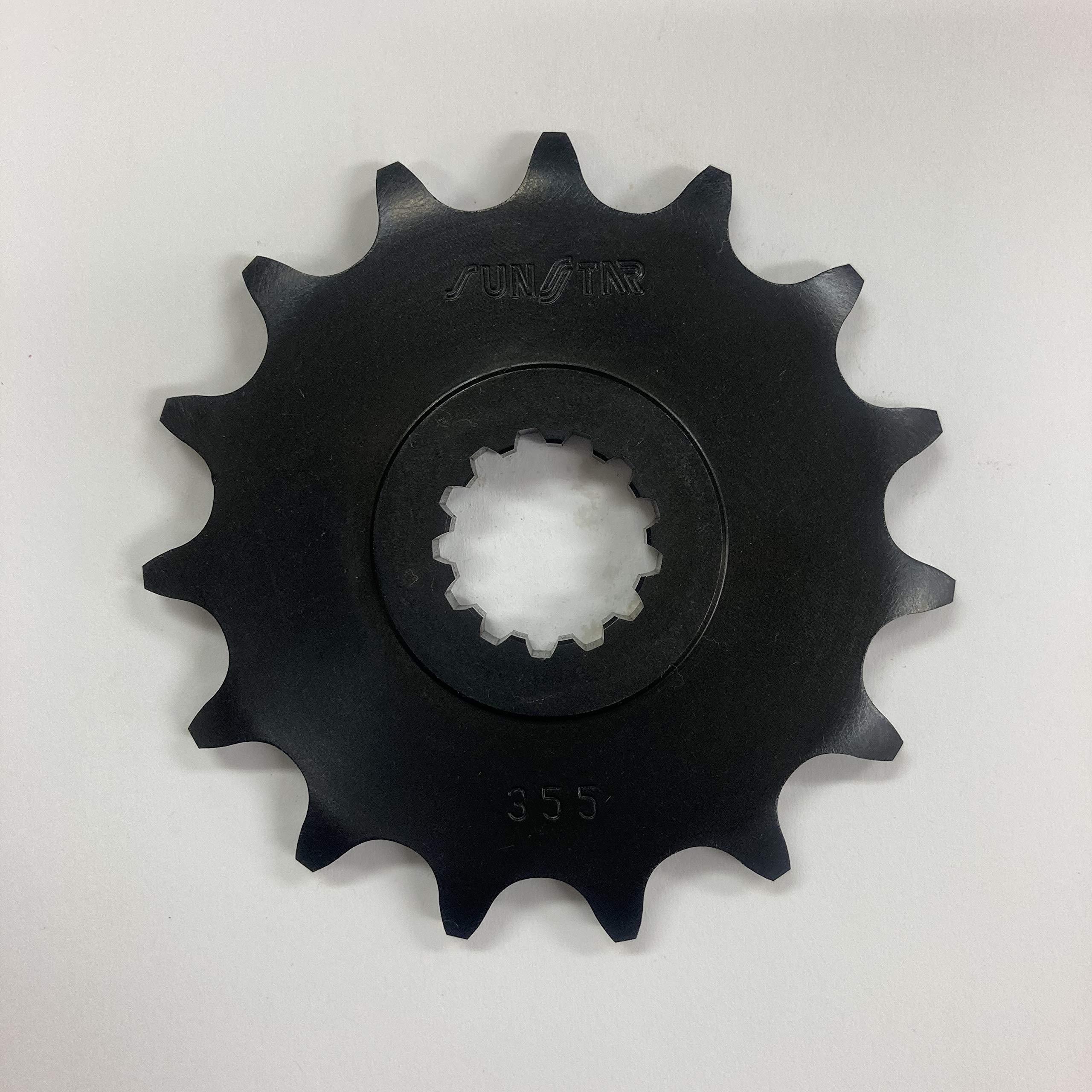 

SUNSTAR Front Sprocket 520-15T GrassTracker/BIGBOY/ST250/VOLTY 355-15