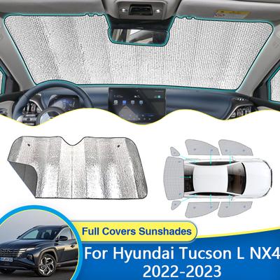 Für Hyundai Tucson L NX4 2022 2023 Sonnenblende Visier Windschutzscheiben-Sonnenblenden Passhülle UV-Schutz Innenraum Auto