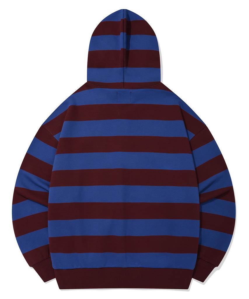 Retriever Club Bold Stripe Hood Zip Up [Blue]