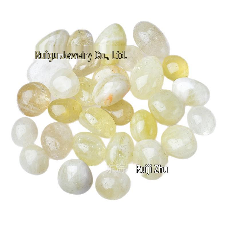 Citrine Lemon Tumbled Raw Polished Incense Diffuser Stone 2-3cm 100g
