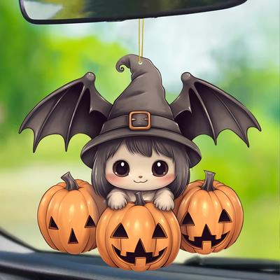Pendant Decoration - Pumpkin Girl Pendant, Party Decoration, Car Decoration, Keychain, Home Decoration, Halloween Pendant Decoration