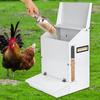 Automatic Galvanized Poultry Feeder Outdoor Hanging Chicken Feeder with Lid Food Dispenser Weatherproof Chicken Feeders No Waste