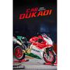 Mierka 1/9 Ducati 1199 Panigale R Zliatinový Motocykel Diecast Model Bootovateľný Sprejovateľný Dynamický So Zvukom Svetlom Zberateľská Ozdoba Darček Pre Chlapcov